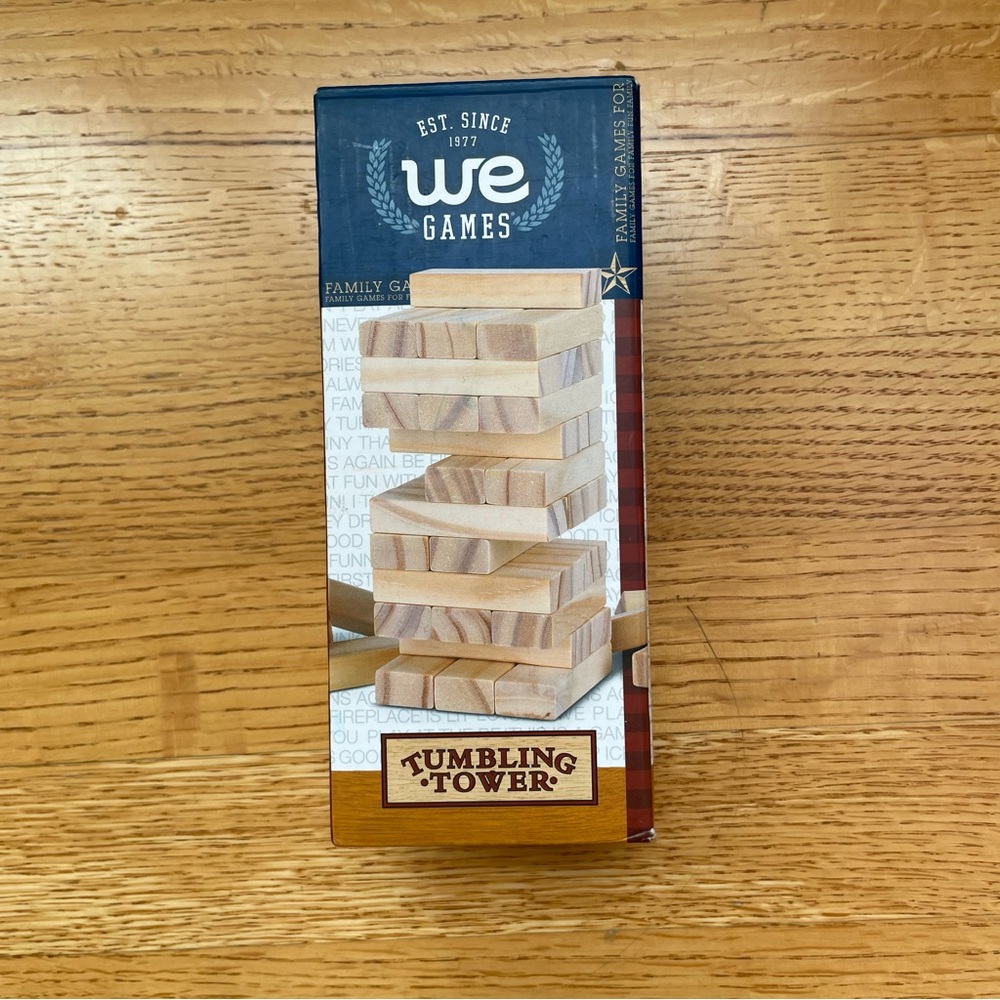 Candytopia Tumbling Tower Wooden Block Game